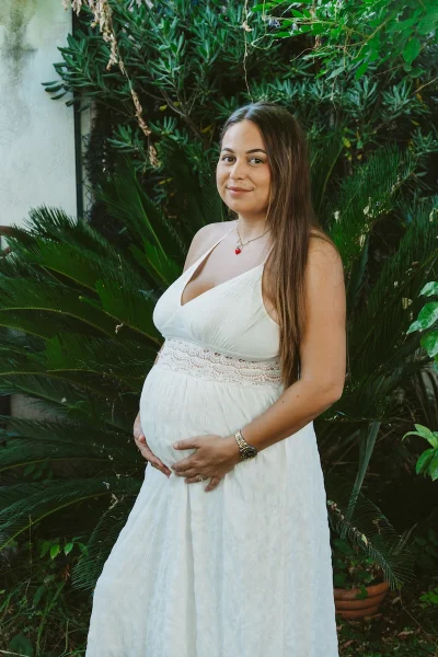 Séance photo grossesse en famille à Pégomas | Côte d'Azur