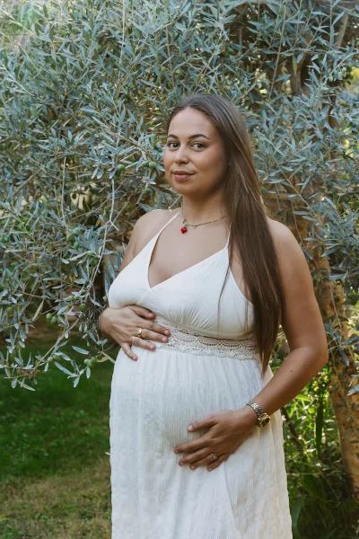 Séance photo grossesse en famille à Pégomas | Côte d'Azur